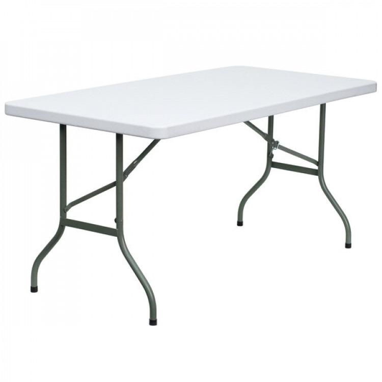 White Folding Table